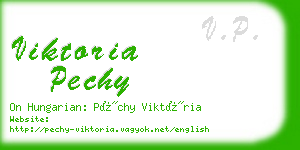 viktoria pechy business card